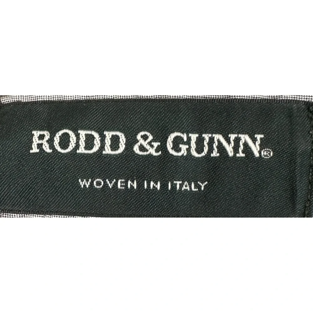 Rodd Gunn Shorts Mens 38 Grey Casual Chino Stretch Flat Front Woven In Italy EUC